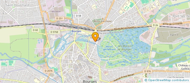 localisation de l'entreprise MADAME EVELYNE VINCENT  BOURGES