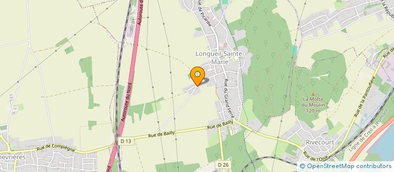 localisation de l'entreprise MADAME EVELYNE VO  LONGUEIL-SAINTE-MARIE