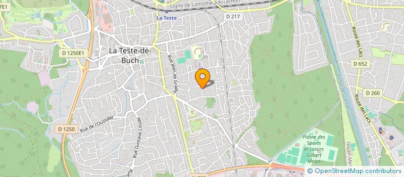 localisation de l'entreprise MADAME EVELYNE WACK à LA TESTE-DE-BUCH