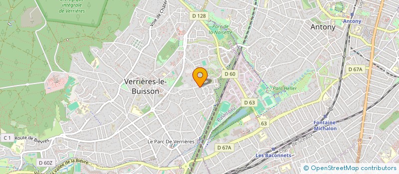 localisation de l'entreprise MADAME EVELYNE WAGUET à VERRIERES-LE-BUISSON