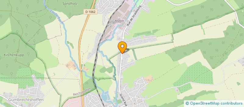 localisation de l'entreprise MADAME EVELYNE WALTER  GUNDERSHOFFEN