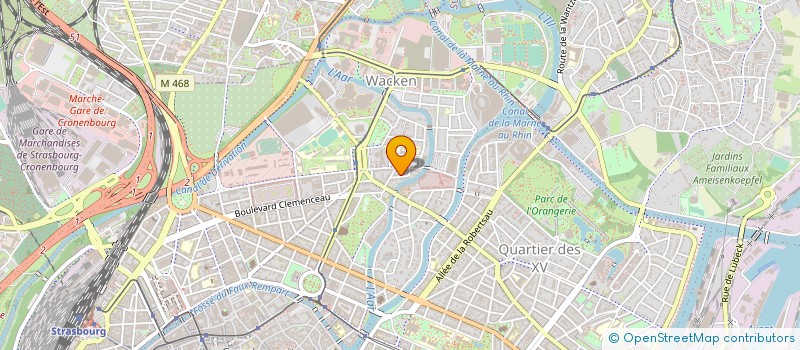 localisation de l'entreprise MADAME EVELYNE WASSER à STRASBOURG