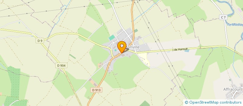 localisation de l'entreprise MADAME EVELYNE WATTECANT  TANTONVILLE