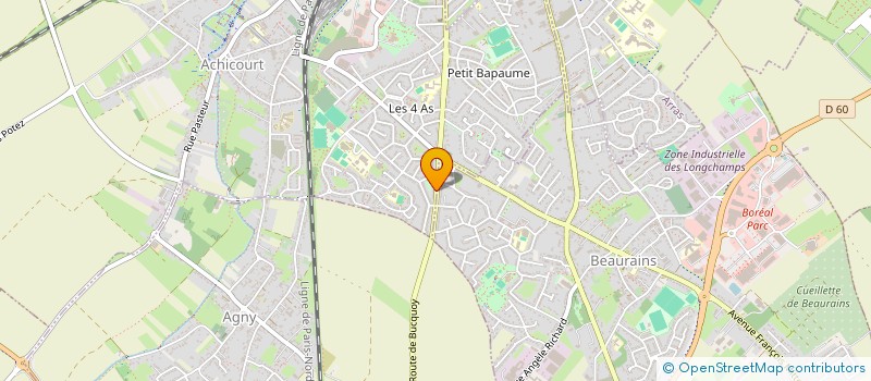 localisation de l'entreprise MADAME EVELYNE WIECLAWSKI à ACHICOURT