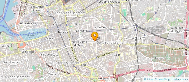 localisation de l'entreprise MADAME EVELYNE YSAMBART à MARSEILLE