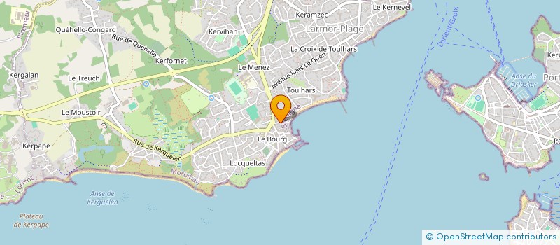 localisation de l'entreprise MADAME EVELYNE ZIMMER  LARMOR-PLAGE