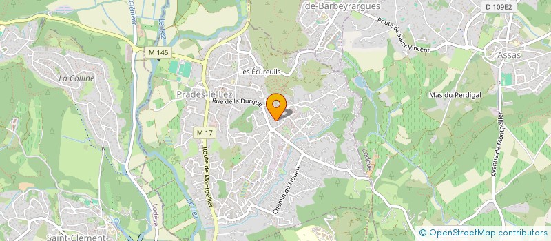 localisation de l'entreprise MADAME EVELYSE AGUSTIN à PRADES-LE-LEZ