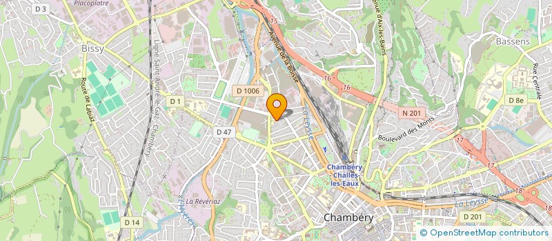 localisation de l'entreprise MADAME EVENCE SOULAS à CHAMBERY