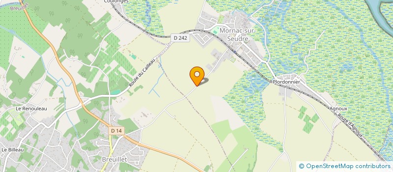 localisation de l'entreprise MADAME EVER PAJOT  MORNAC-SUR-SEUDRE