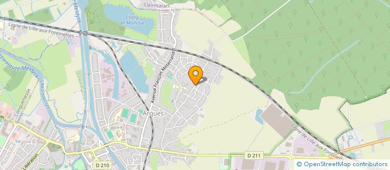 localisation de l'entreprise MADAME EVER WALLART  ARQUES