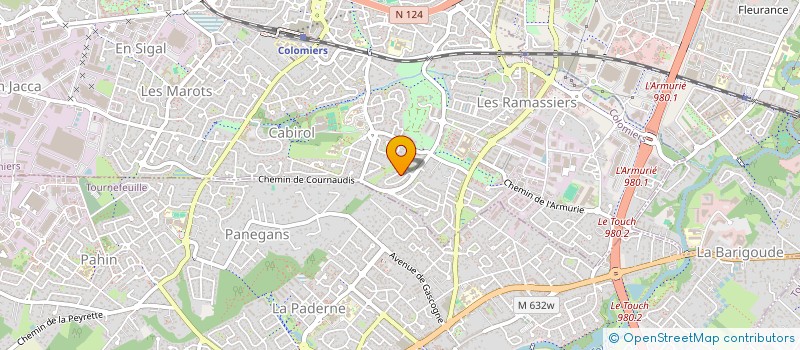 localisation de l'entreprise MADAME EVGENIIA KHOROSHILOVA à COLOMIERS