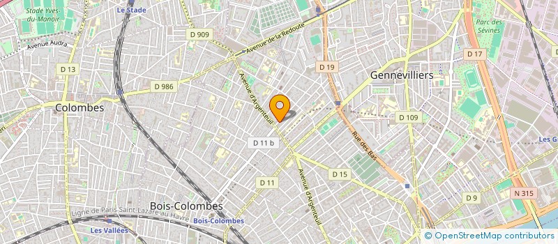 localisation de l'entreprise MADAME EVGENIIA KOVALSKAIA  ASNIERES-SUR-SEINE