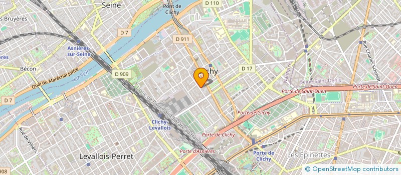localisation de l'entreprise MADAME EVGENIIA KURINNAIA à CLICHY