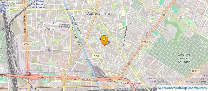 localisation de l'entreprise MADAME EVGENIIA MACHNEVA à AUBERVILLIERS