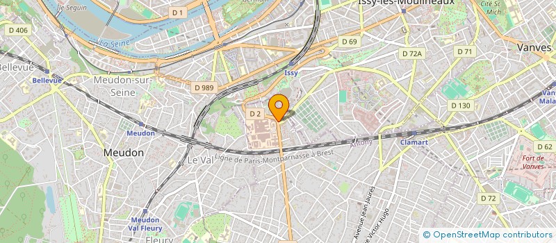 localisation de l'entreprise MADAME EVGENIIA MOCHKAEVA à CLAMART