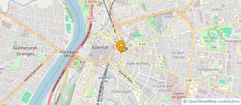 localisation de l'entreprise MADAME EVGENIIA ULKO à VALENCE