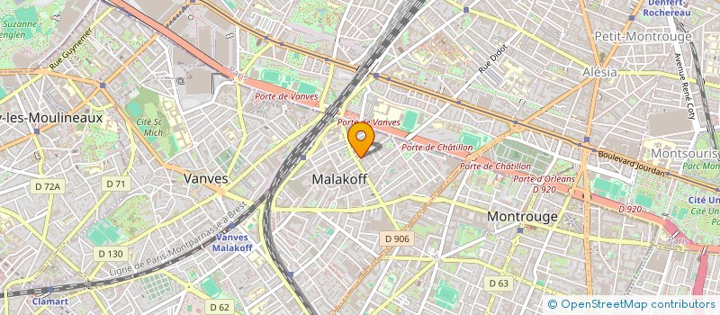localisation de l'entreprise MADAME EVGENIYA EFTIMOVA à MALAKOFF