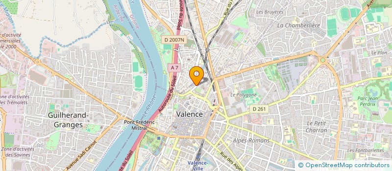 localisation de l'entreprise MADAME EVGENIYA MARDENSKAYA à VALENCE