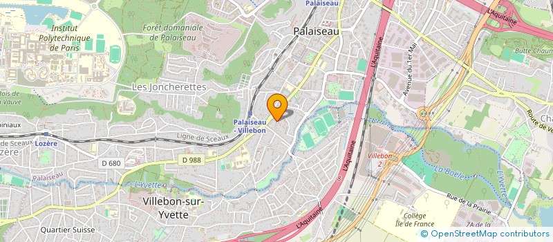 localisation de l'entreprise MADAME EVGUENIA JELTIKOVA  PALAISEAU