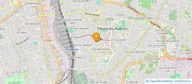 localisation de l'entreprise MADAME EVGUENIA SAKHAROVA à FLEURY-LES-AUBRAIS