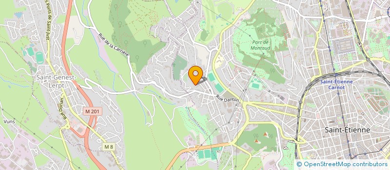 localisation de l'entreprise MADAME EVGUENIA SOLOVIOVA  SAINT-ETIENNE