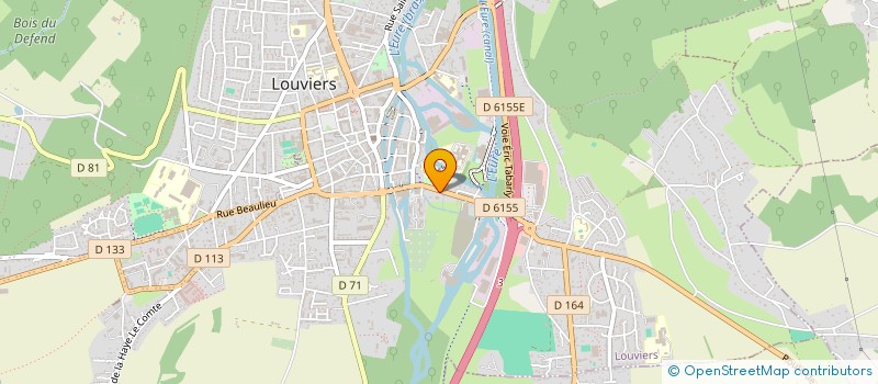 localisation de l'entreprise MADAME EVIANA CHATELAIN  LOUVIERS