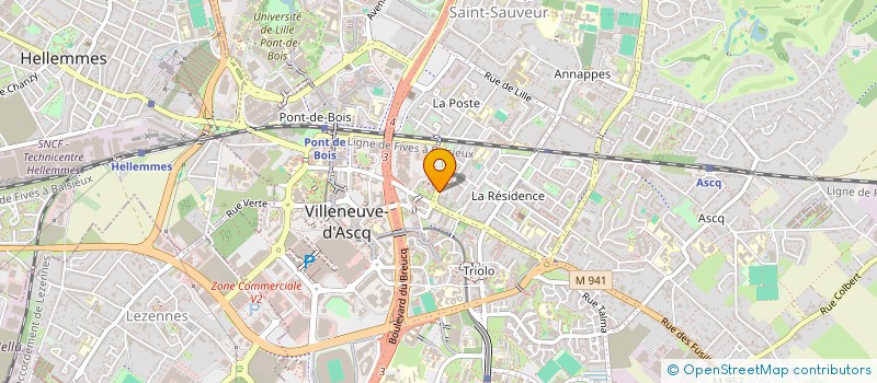 localisation de l'entreprise MADAME EVIE CAPPELLE à VILLENEUVE D ASCQ