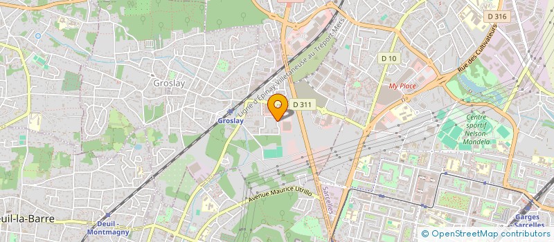 localisation de l'entreprise MADAME EVLIN COBAN  GROSLAY