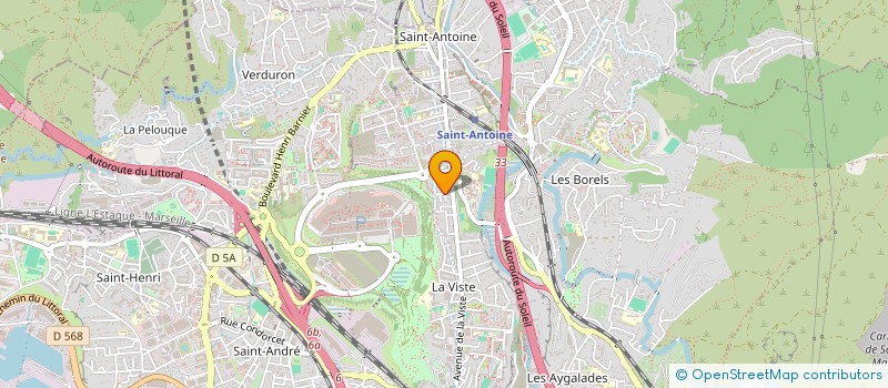 localisation de l'entreprise MADAME EVQ FOUQUE à MARSEILLE