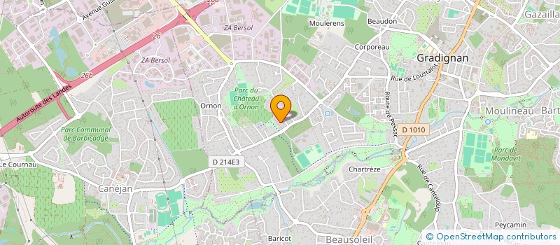 localisation de l'entreprise MADAME EWA CZYZEWSKA  GRADIGNAN