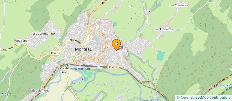 localisation de l'entreprise MADAME EWA GIRARDCLOS  MORTEAU