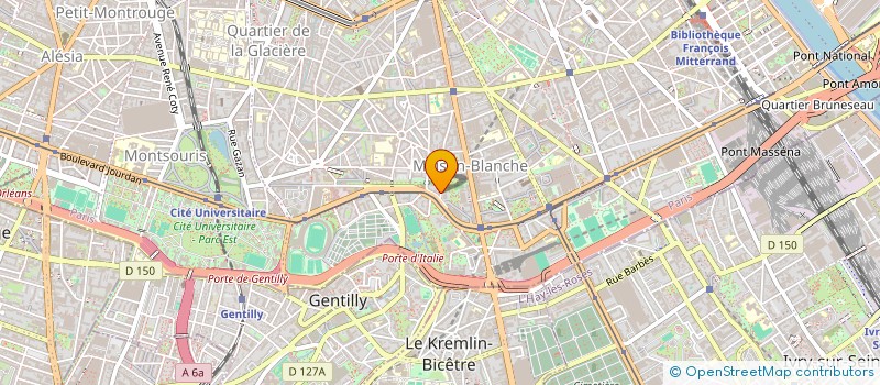 localisation de l'entreprise MADAME EWA KALUZINSKA  PARIS