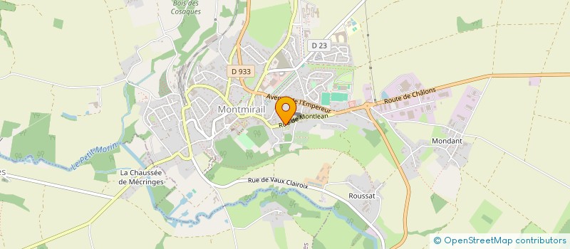 localisation de l'entreprise MADAME EWA KLIMAJ  MONTMIRAIL