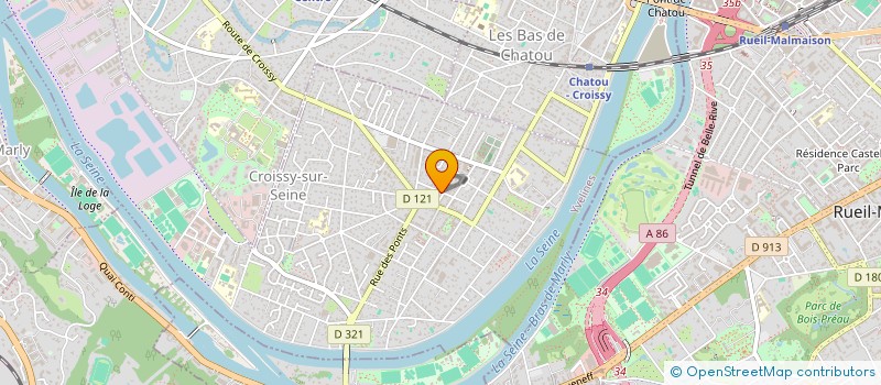 localisation de l'entreprise MADAME EWA SERGOT  CROISSY-SUR-SEINE