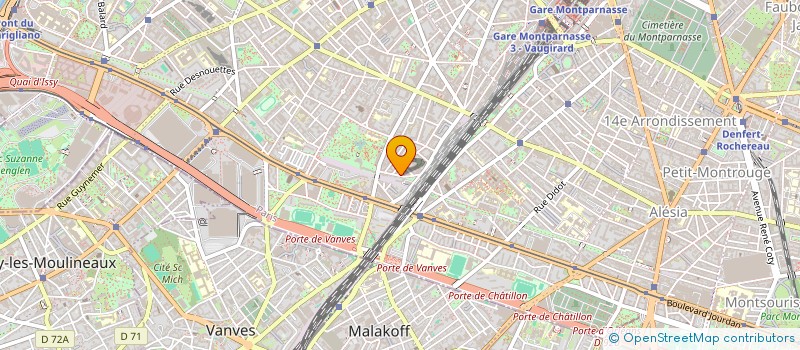 localisation de l'entreprise MADAME EWA SZATKOWSKA  PARIS