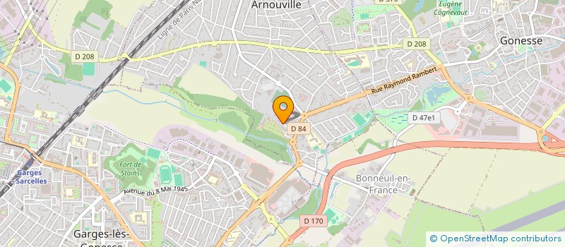 localisation de l'entreprise MADAME EWA WEGRZYN  ARNOUVILLE