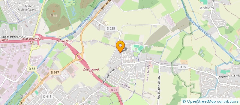 localisation de l'entreprise MADAME EWA WISNIEWSKA  WAZIERS