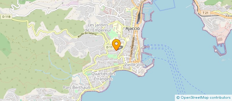 localisation de l'entreprise MADAME EWELINA MROZEK à AJACCIO