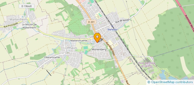 localisation de l'entreprise MADAME EWELINA ZAJDA  SIERENTZ