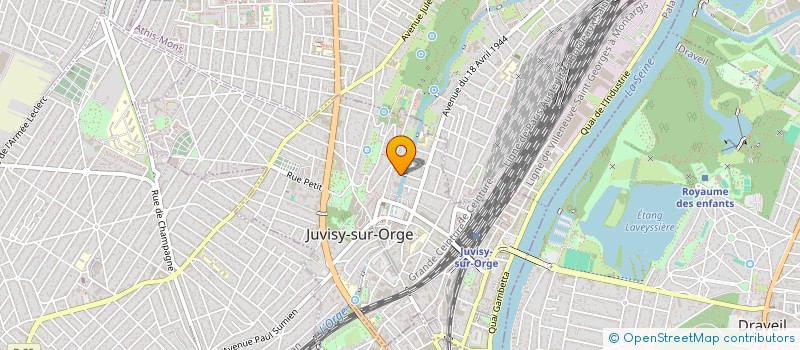 localisation de l'entreprise MADAME EXAUCE MANDZOUONO à JUVISY-SUR-ORGE