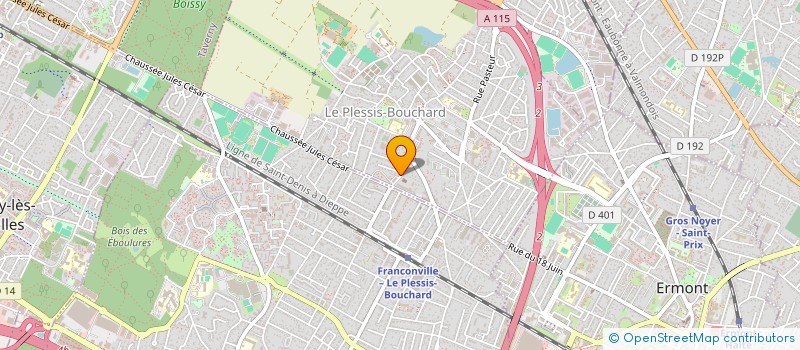 localisation de l'entreprise MADAME EXAUCEE BITITI à OLIVET