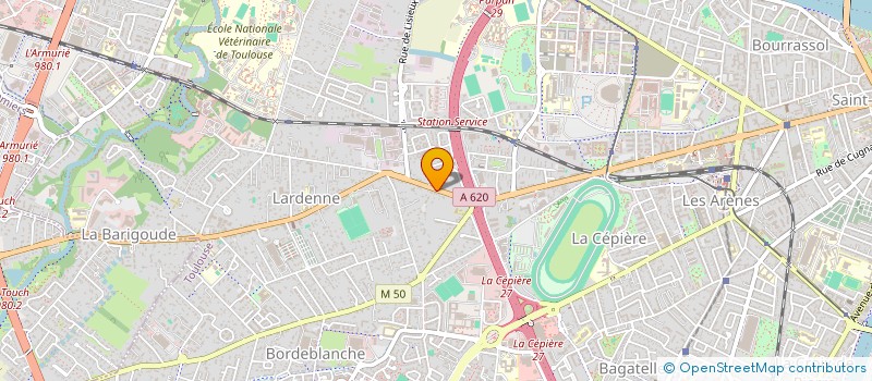 localisation de l'entreprise MADAME EYERUS DE MAURY à TOULOUSE