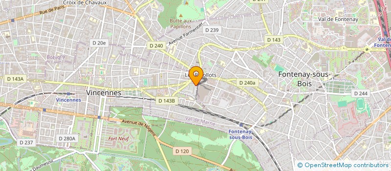 localisation de l'entreprise MADAME EYLUL SARI à VINCENNES