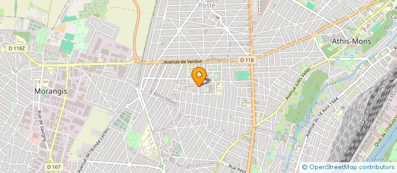 localisation de l'entreprise MADAME EYMARD MAZI  ATHIS-MONS