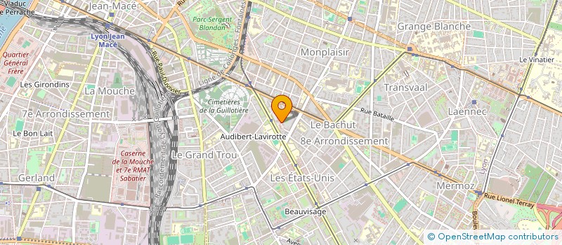 localisation de l'entreprise MADAME EZAINE MBONGO  LYON