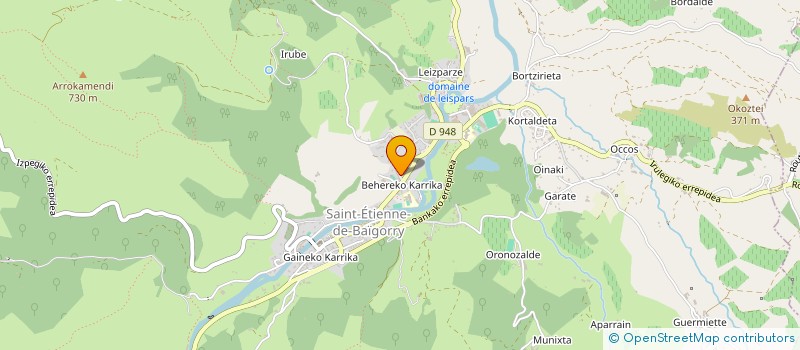 localisation de l'entreprise MADAME EZTITXU ALFARO  SAINT-ETIENNE-DE-BAIGORRY