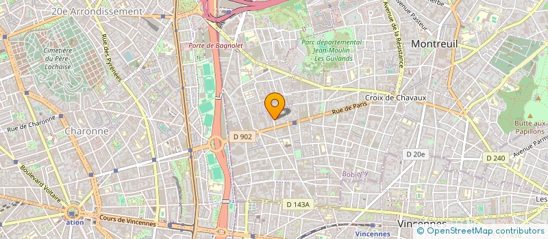 localisation de l'entreprise MADAME EZZAHIA BOUCHIKHI à MONTREUIL