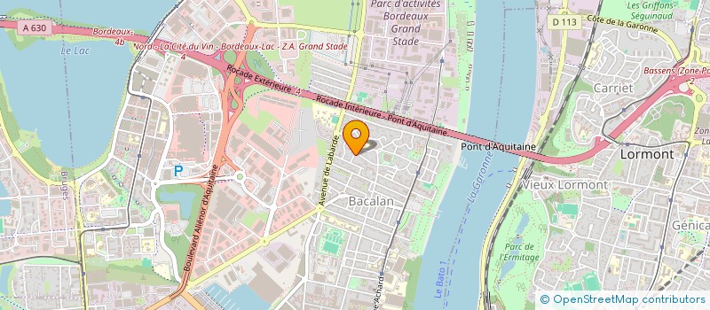 localisation de l'entreprise MADAME EZZAHRA AIT KHATRA  BORDEAUX