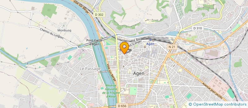 localisation de l'entreprise MADAME EZZELINO TILATTI  AGEN