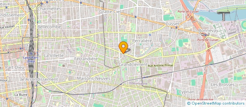 localisation de l'entreprise MADAME F AVIDIKOGLU  VILLEURBANNE